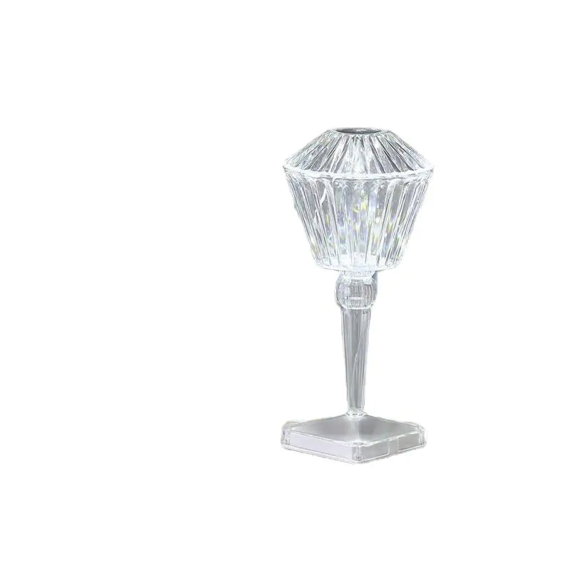 Crystal Table Lamp for Bedroom Decor with Romantic Ambiance