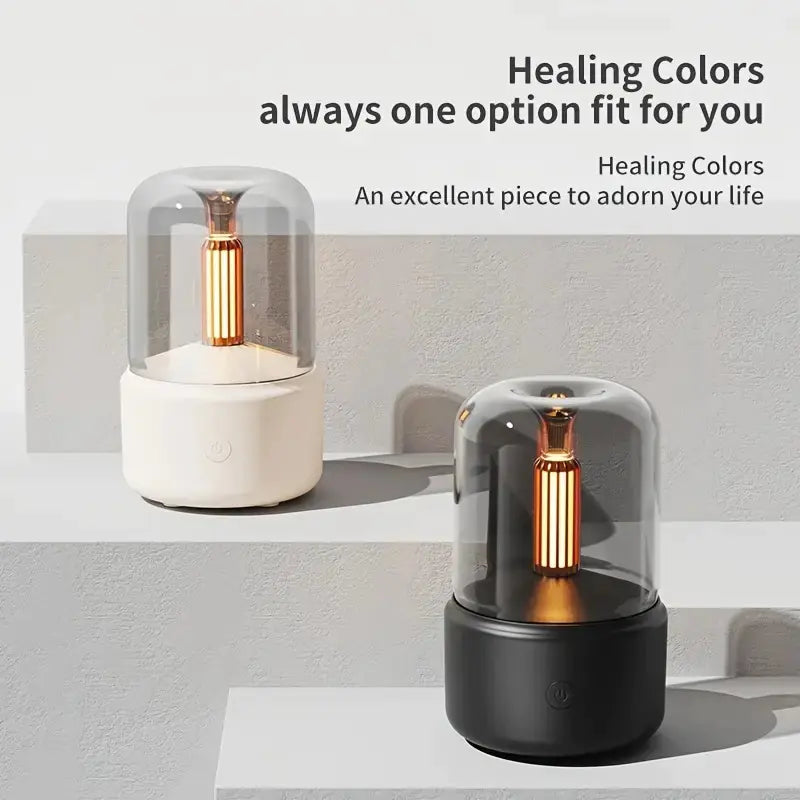 Creative USB Aromatherapy Candlelight Humidifier