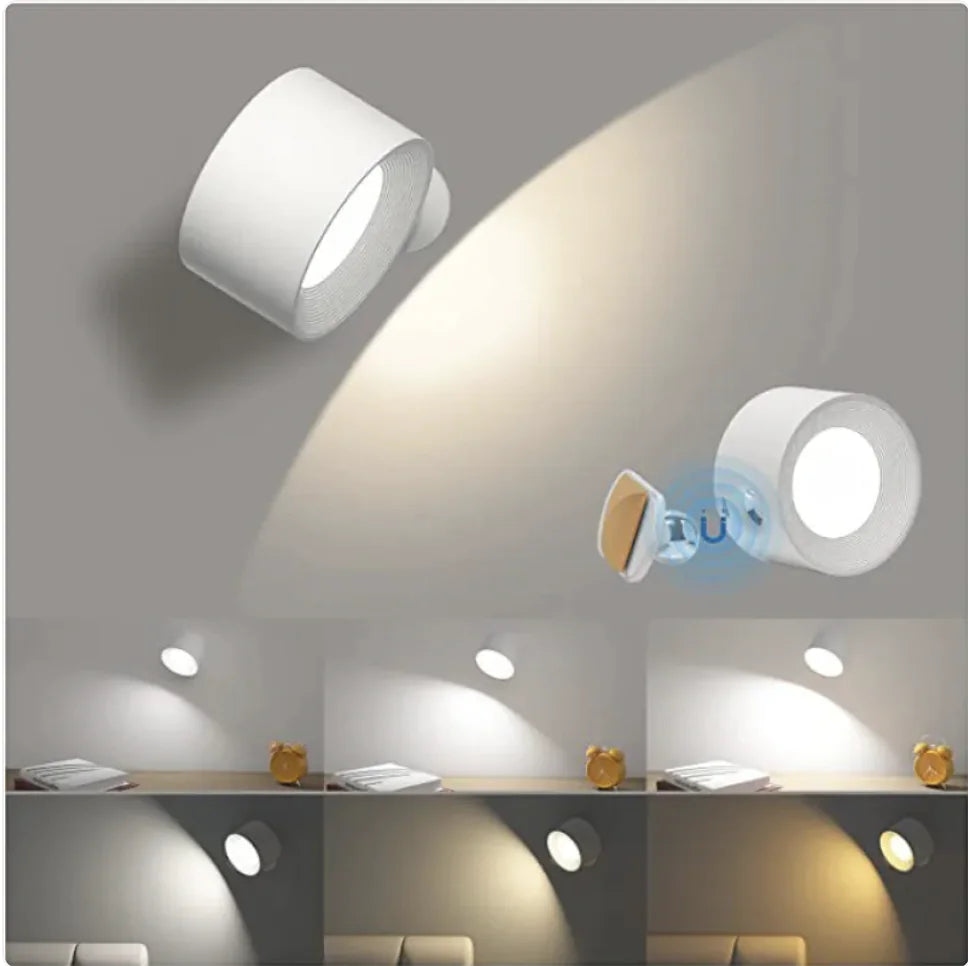 USB Rechargeable LED Wall Lamp