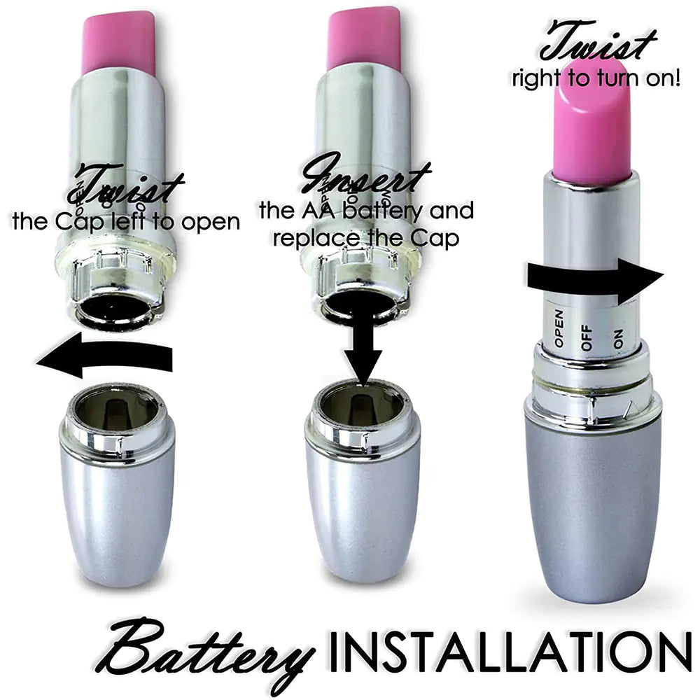 Rose Lipstick massager for eye relief