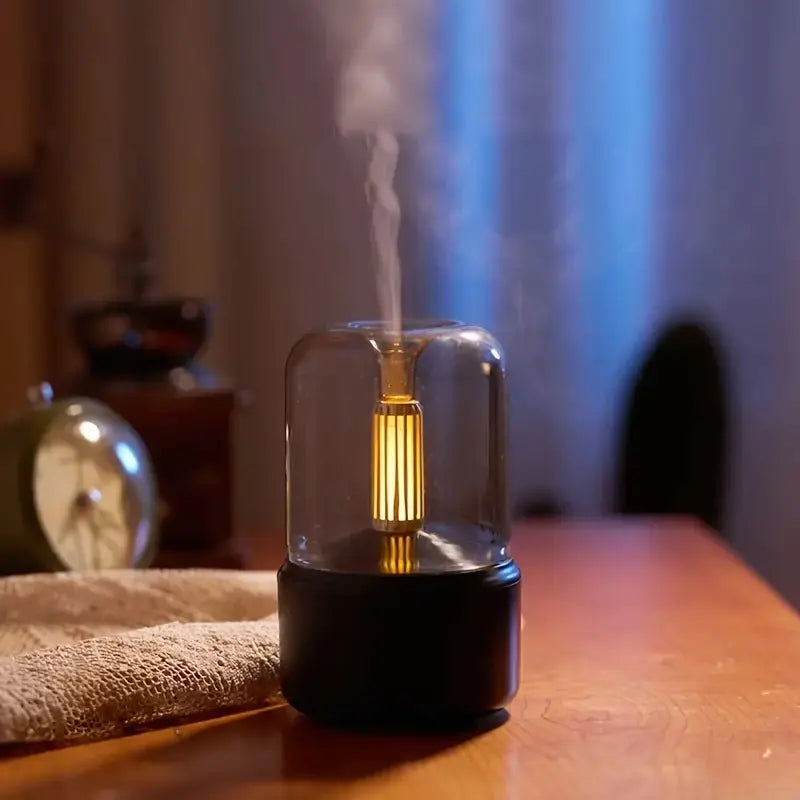 Creative USB Aromatherapy Candlelight Humidifier