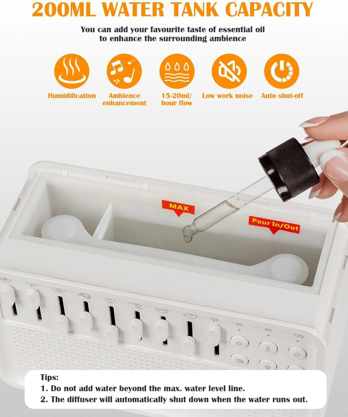 White Noise Sleep Lamp & Aromatherapy Humidifier