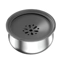 Stainless Steel Large Pet Water Bowl with Splash Guard