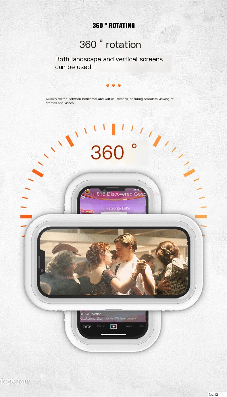 Total-Rotation Waterproof Mobile Stand