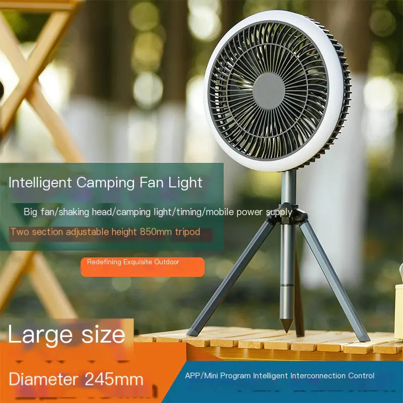 Portable USB Rechargeable Camping Tent Fan & Light