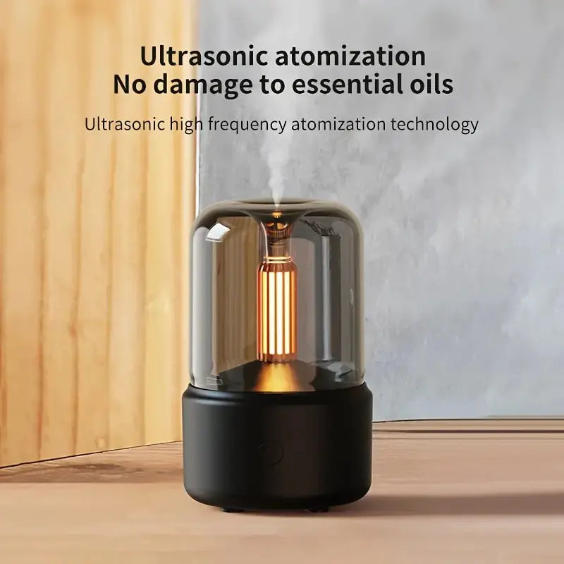 Creative USB Aromatherapy Candlelight Humidifier